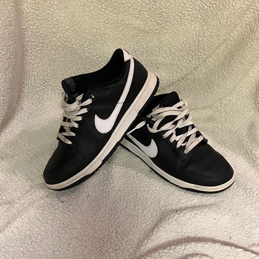 Nike Dunk Black and White Low-Tops